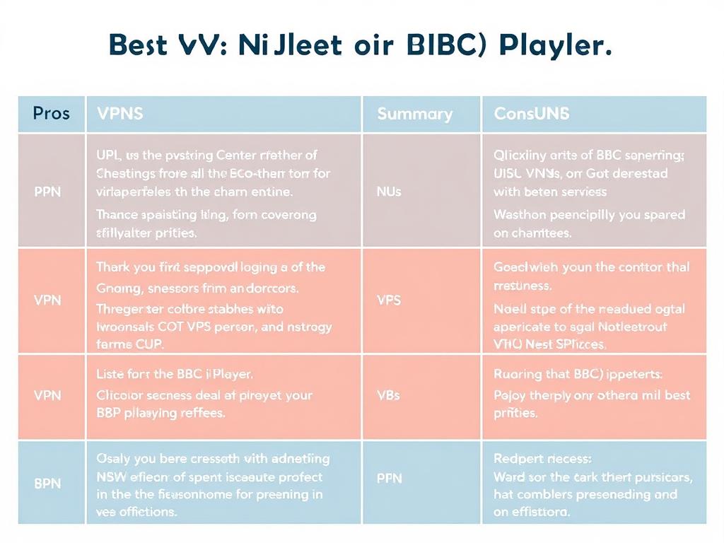 est VPNs for BBC iPlayer. Summary Table: Pros and Cons of Using VPNs for BBC iPlayer фото
